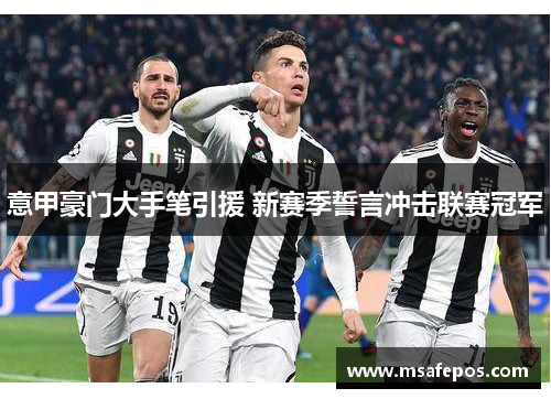 意甲豪门大手笔引援 新赛季誓言冲击联赛冠军